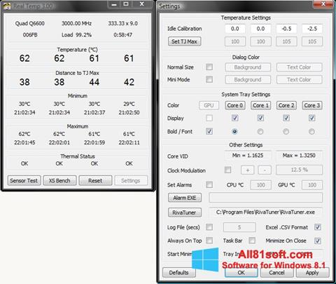 Screenshot Real Temp Windows 8.1