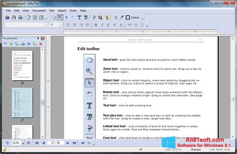 Screenshot Infix PDF Editor Windows 8.1