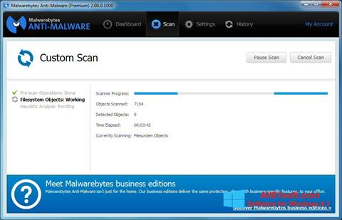 Screenshot Malwarebytes Anti-Malware Windows 8.1