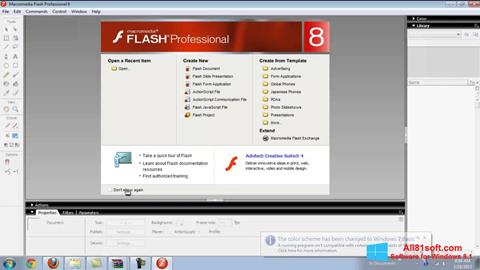 Screenshot Macromedia Flash Player Windows 8.1