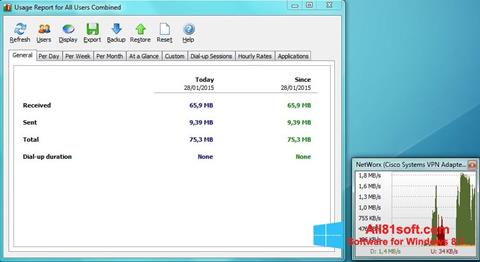 Screenshot NetWorx Windows 8.1