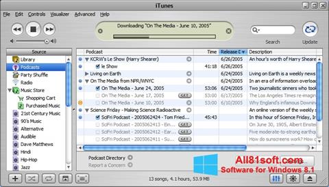 Screenshot iTunes Windows 8.1