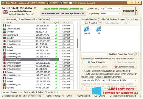 Screenshot Hide ALL IP Windows 8.1