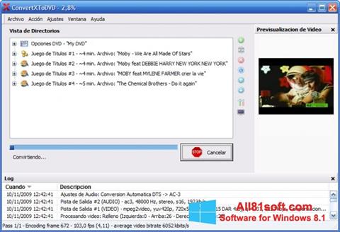 Screenshot ConvertXToDVD Windows 8.1