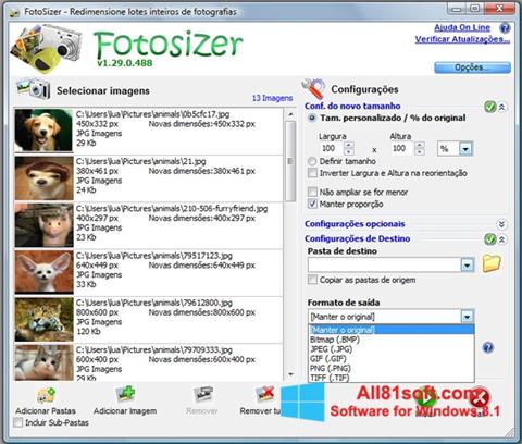 Screenshot Fotosizer Windows 8.1